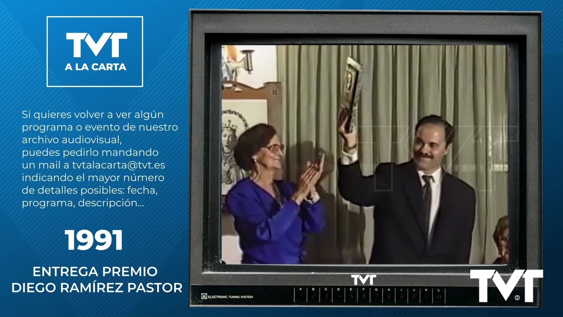 167 - Premio Diego Ramírez Pastor 1991